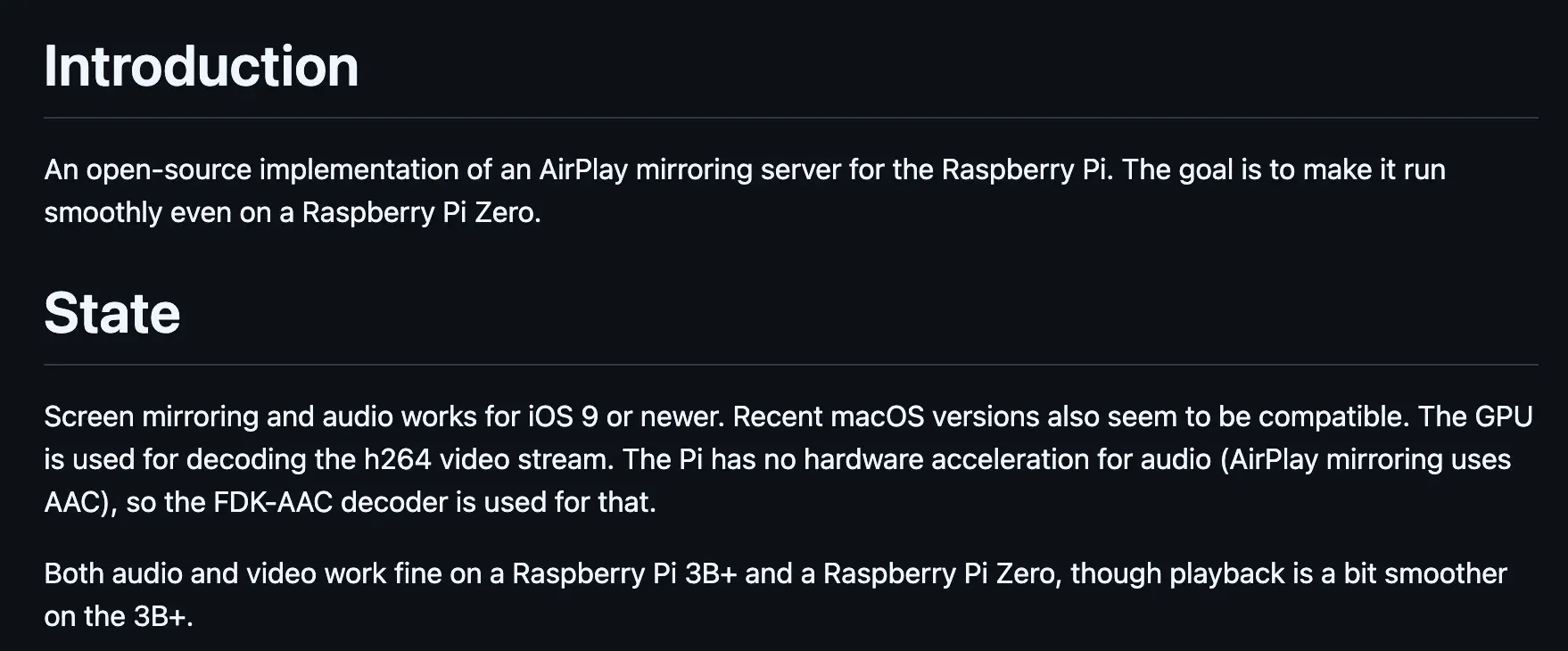 what is RPiPlay