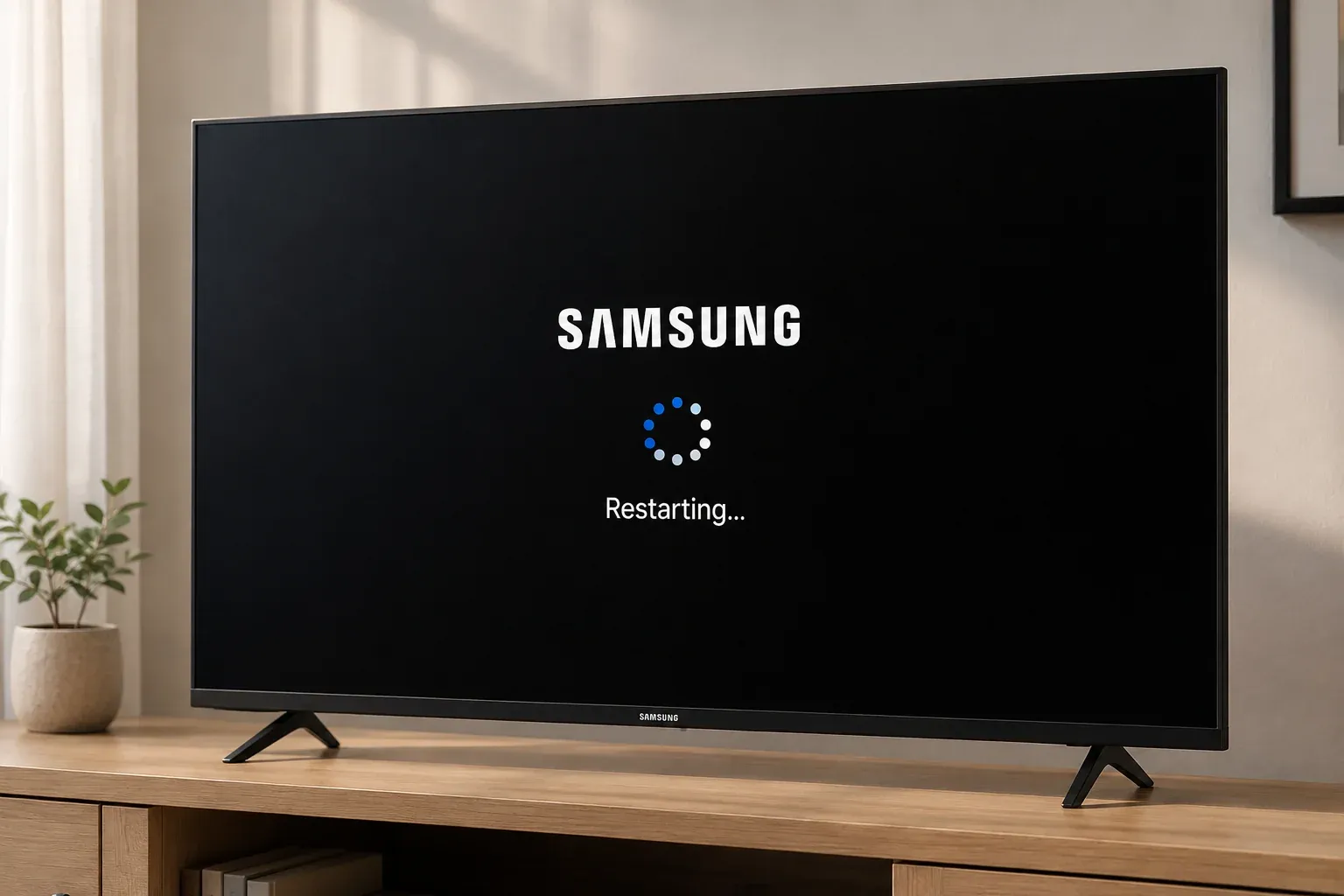 restart your Samsung TV