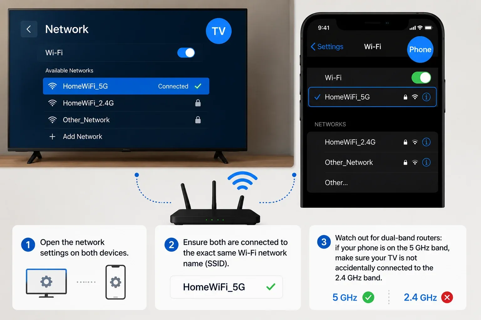 check WiFi