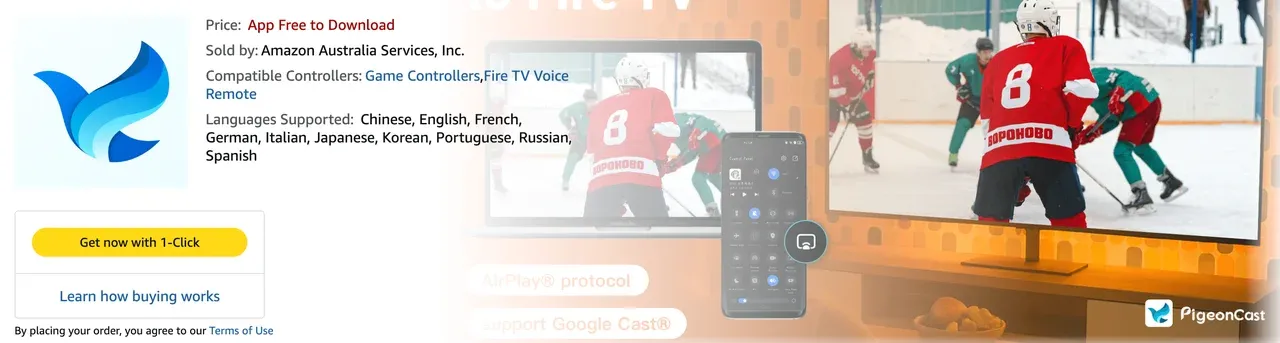 download PigeonCast on Firestick