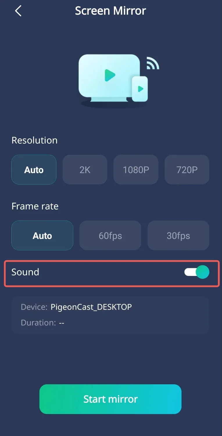 Turn ON Sound Switch on Android Phone