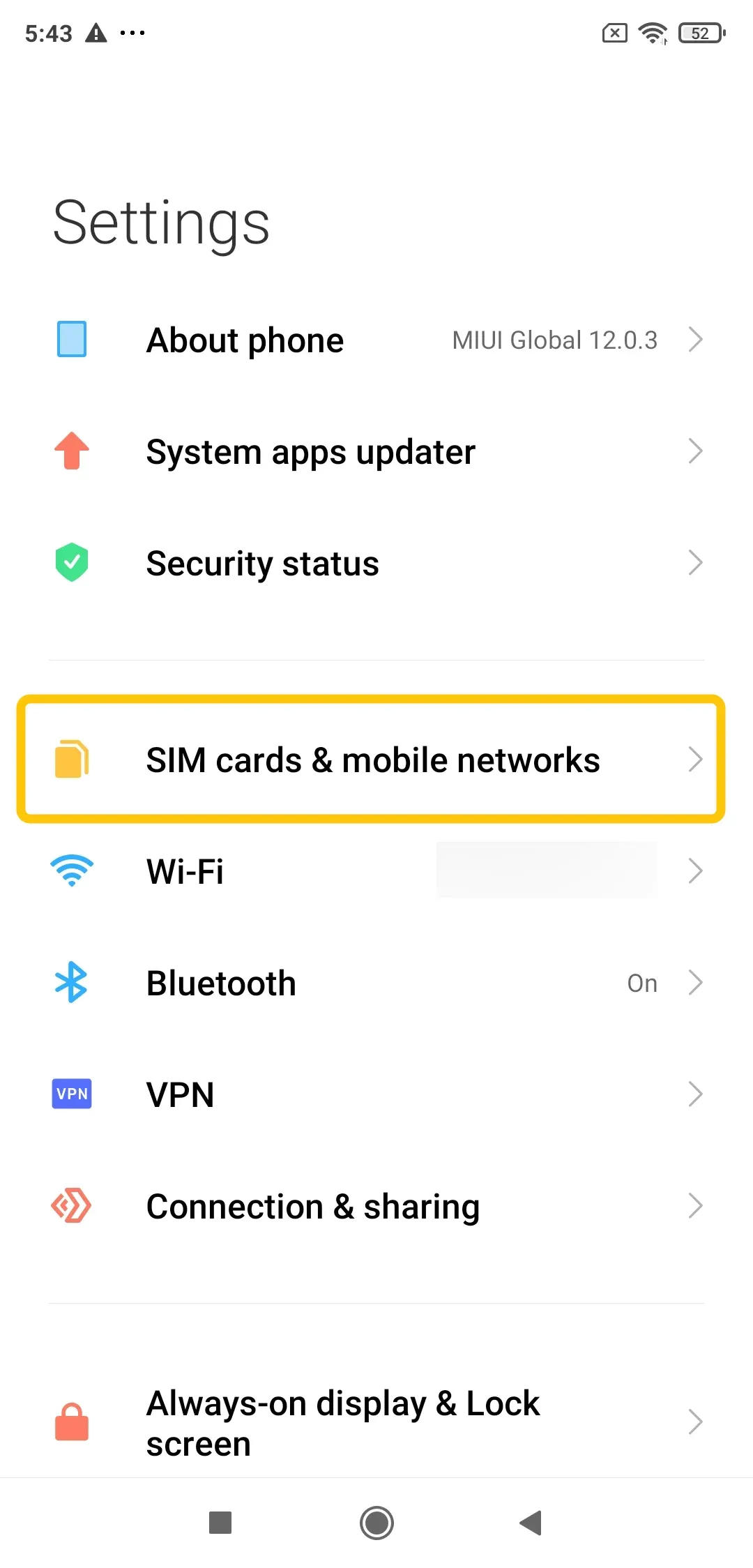 mobile hotspot in your phone's settings