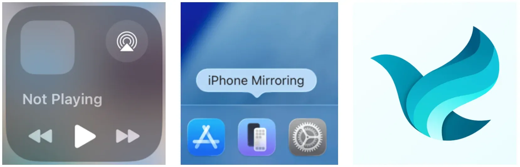 PigeonCast vs AirPlay vs iPhone Mirroring