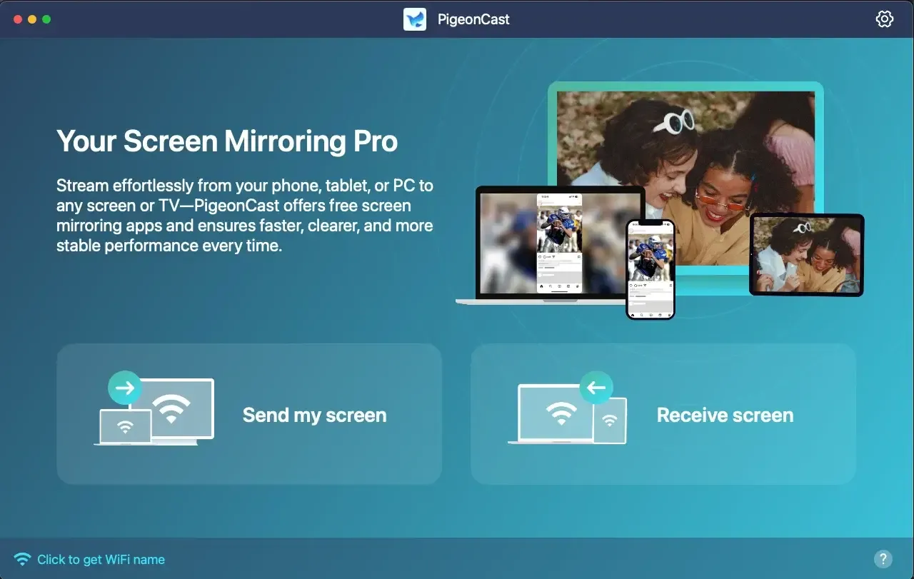 PigeonCast MacBook