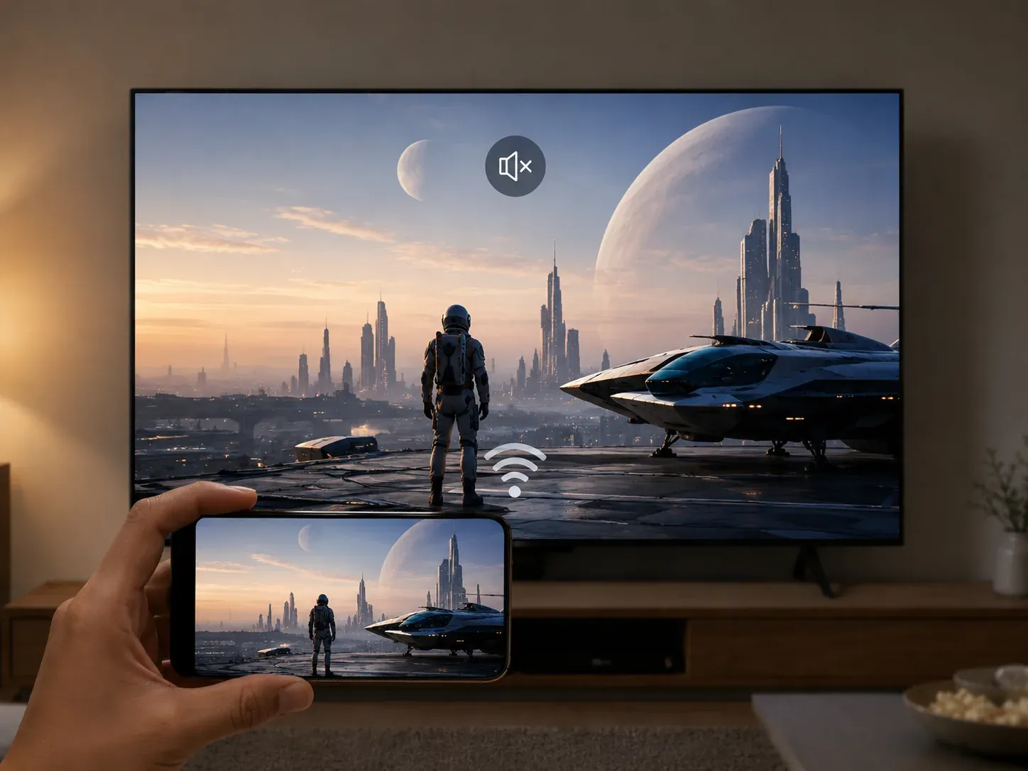 Samsung TV screen mirroring no sound