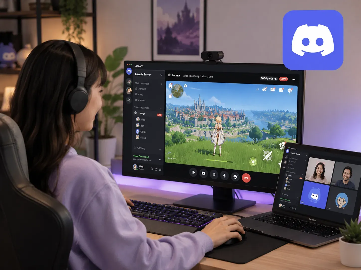 Discord is a reliable tool for gaming sharing
