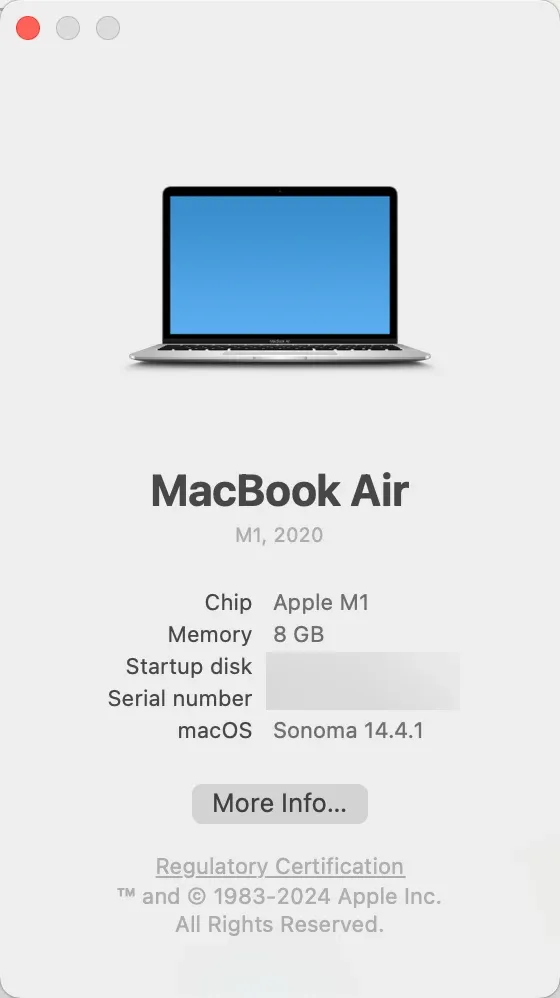 About This Mac