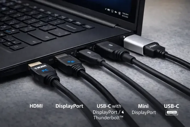Different ports on Windows PC