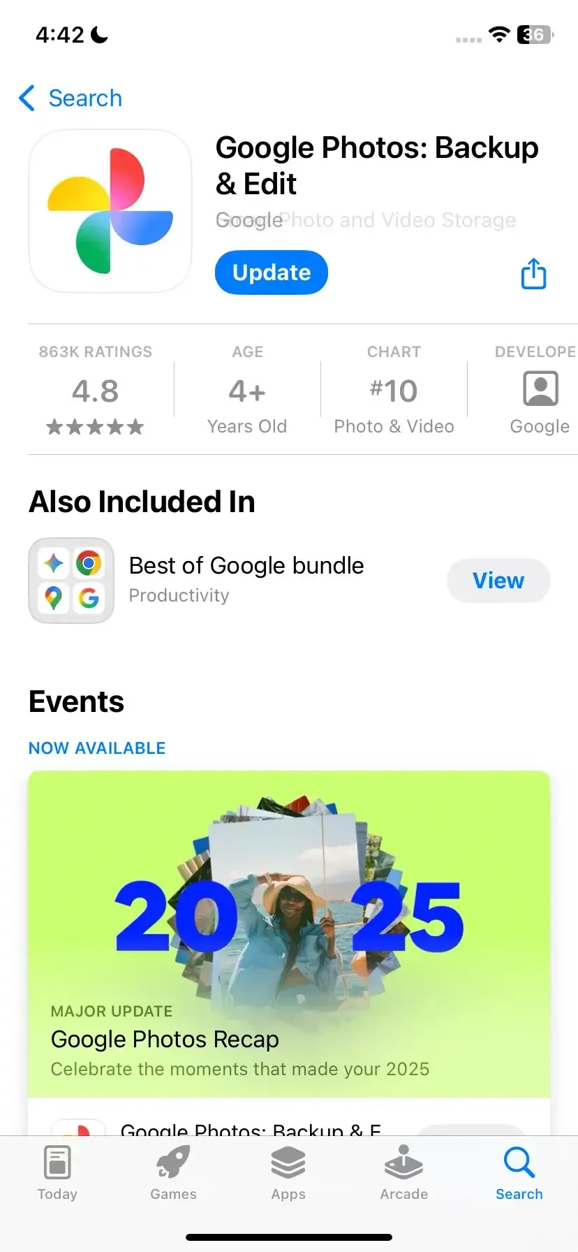 Google Photos app