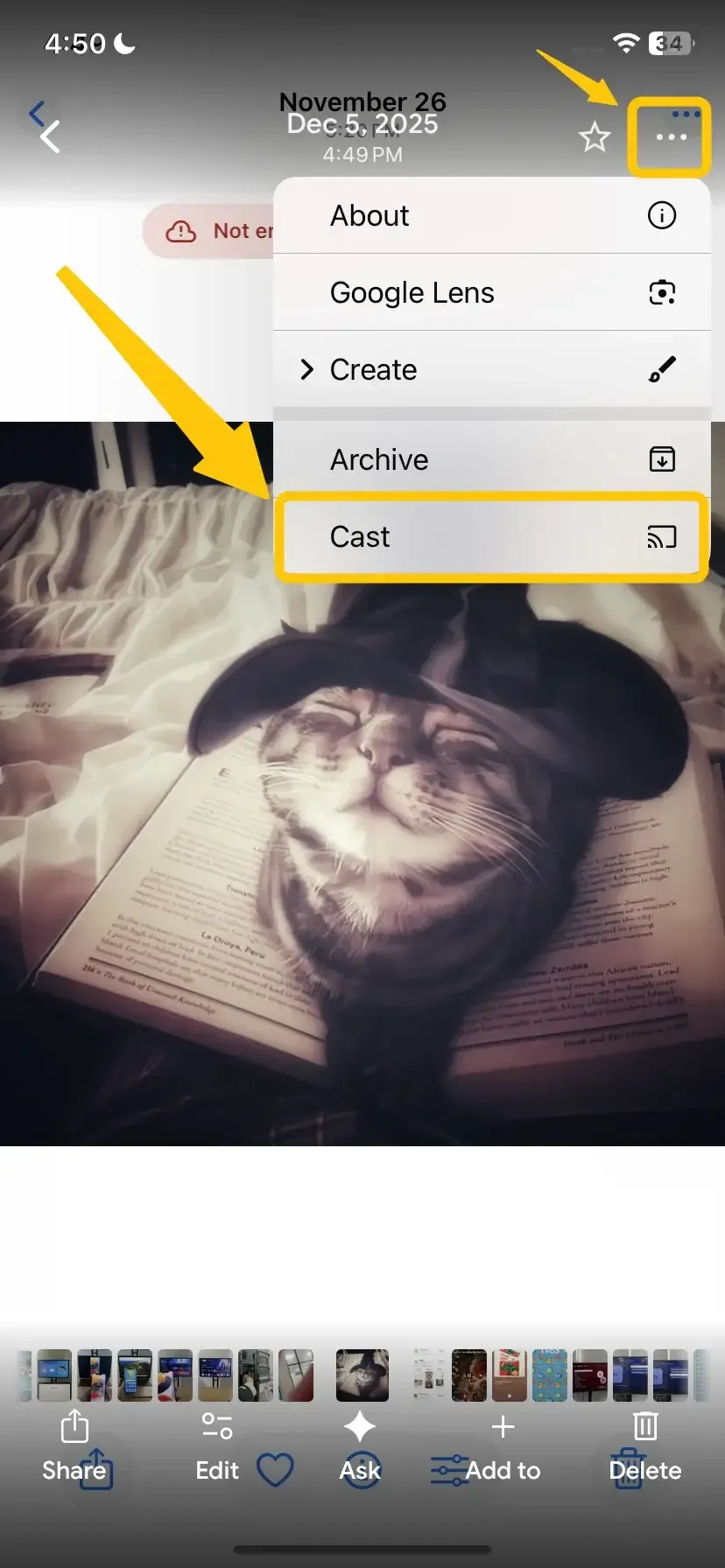 Cast icon