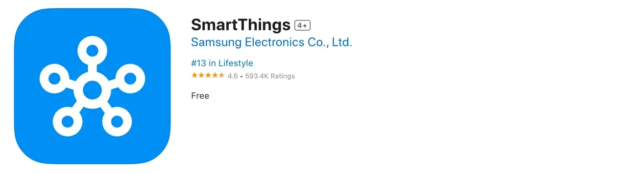 SmartThings en la App Store