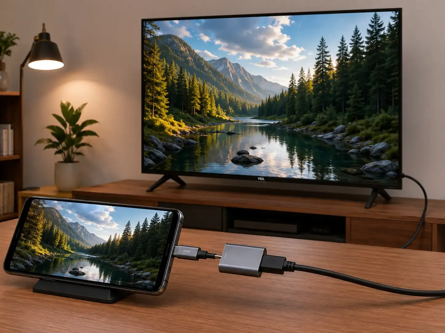 connect Android to TCL TV with HDMI
