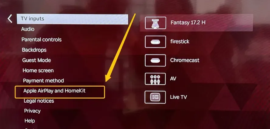 check AirPlay support on TCL Roku TV