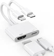 Lightning and USB-C to HDMI Adapter