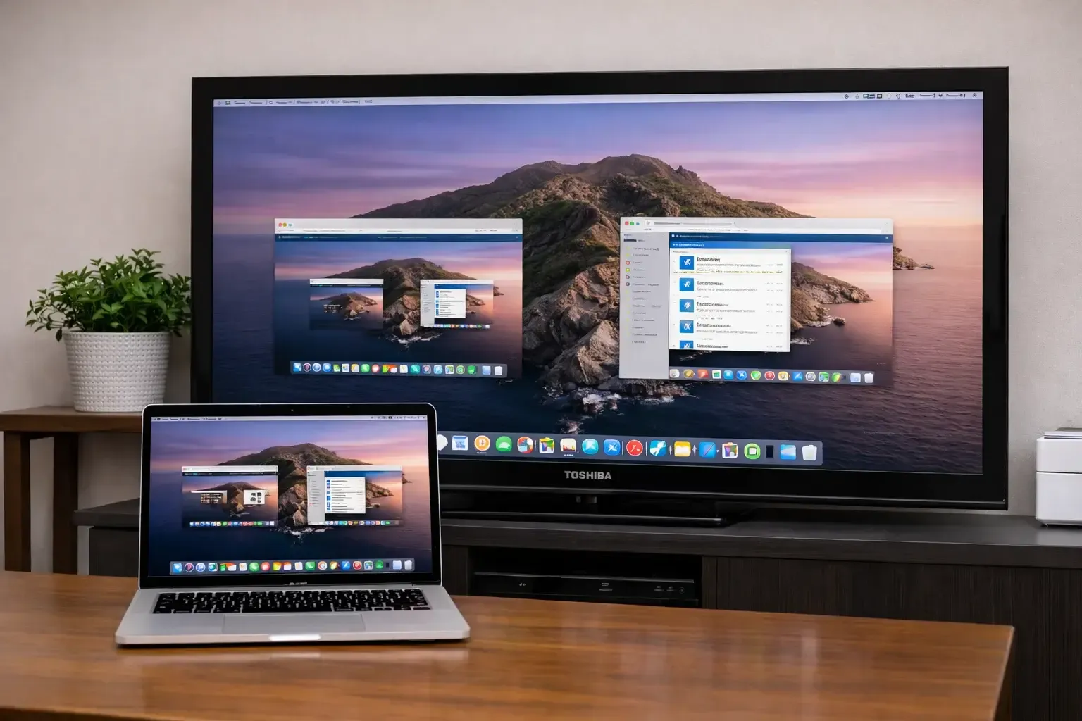 Mirror Mac to Toshiba TV