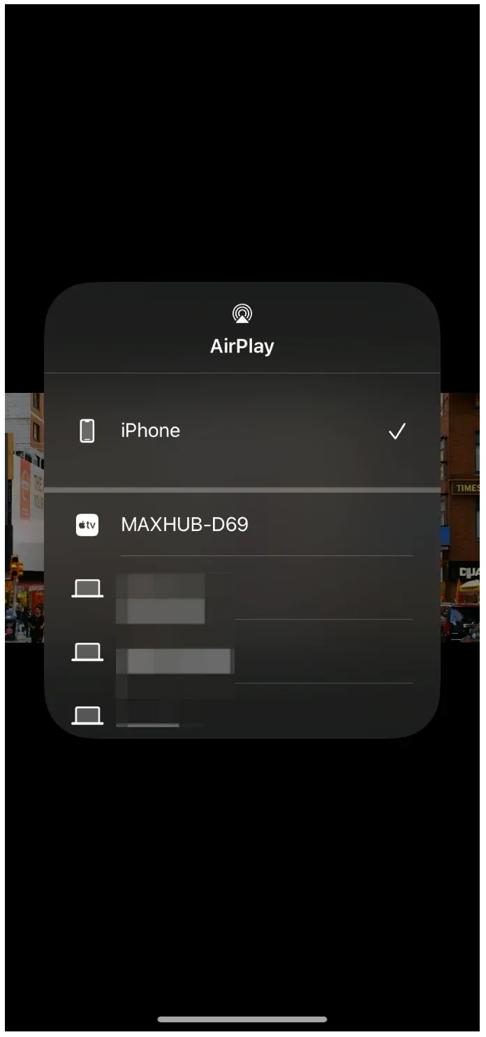 available devices in VLC
