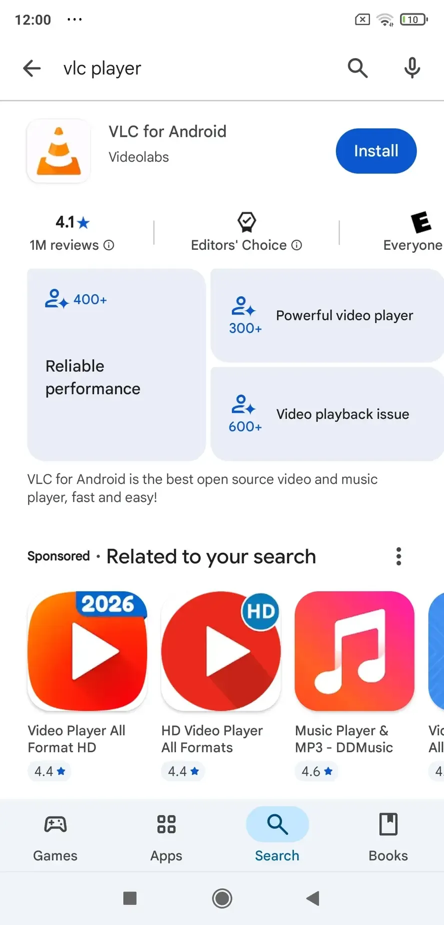 VLC on your Android device
