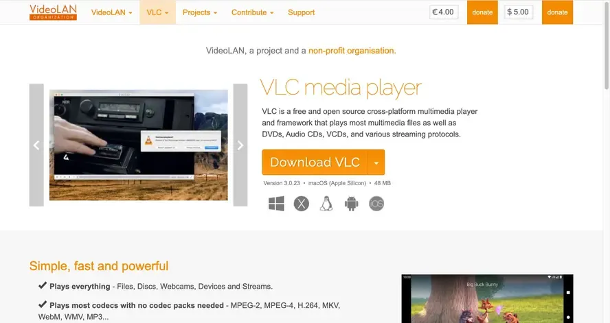 VLC on your Windows PC