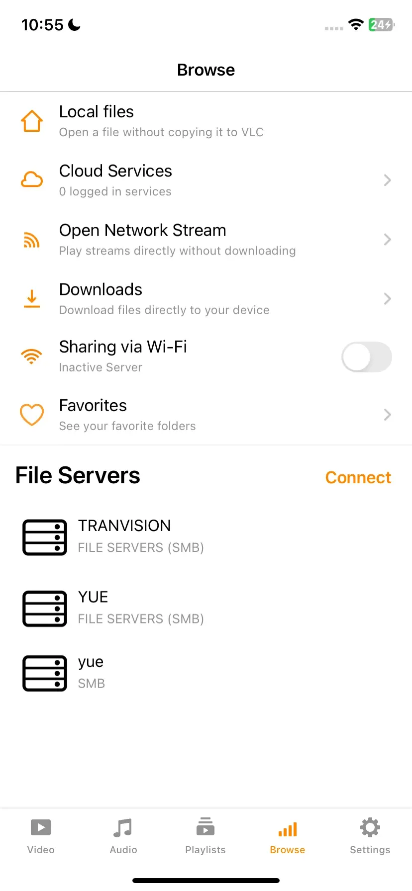 VLC on iPhone
