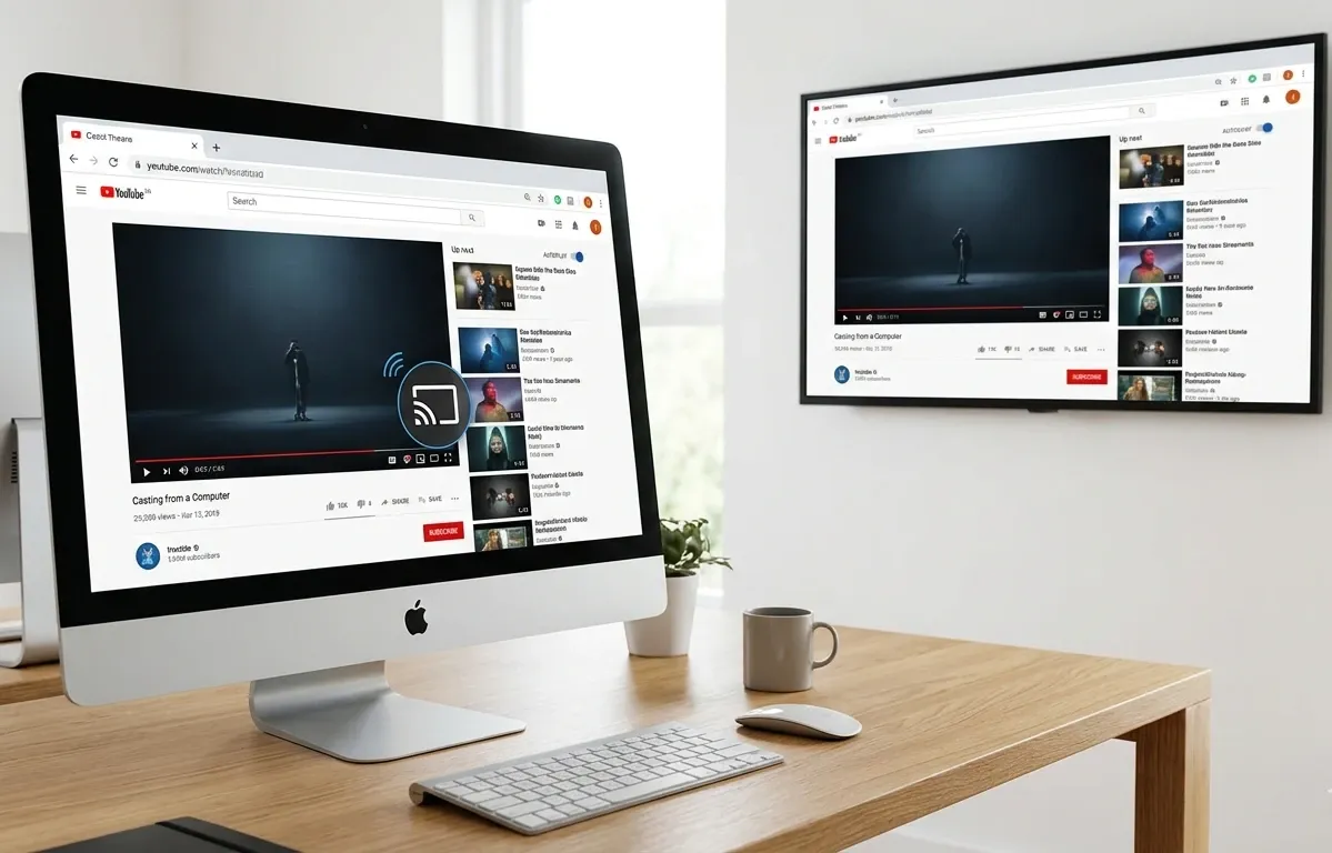 cast on a computer