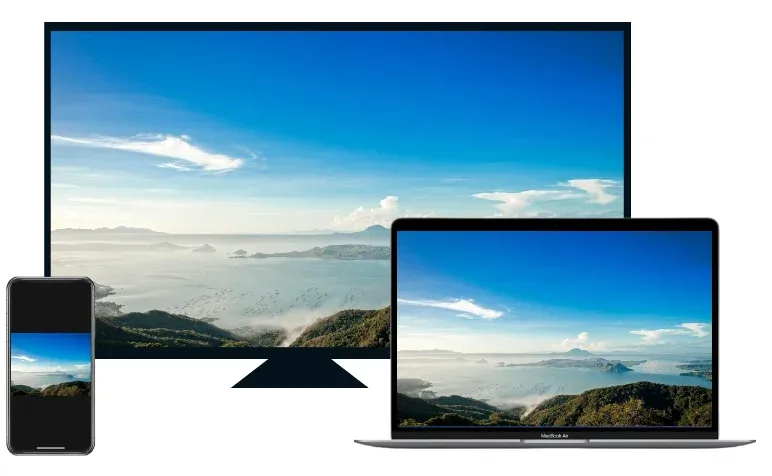 screen mirroring is duplicating screens