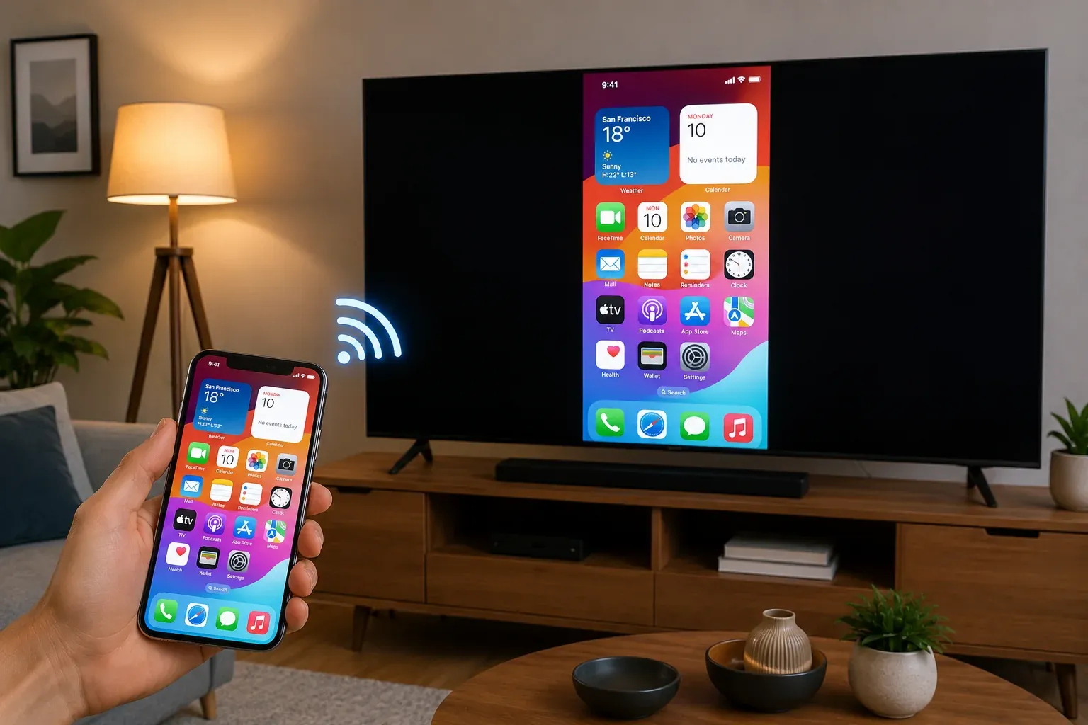 Mirror iPhone to TV