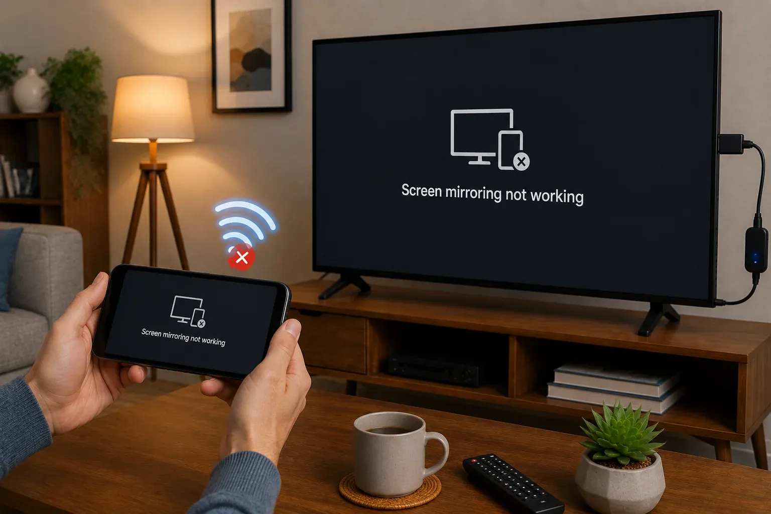 Screen mirroring not working
