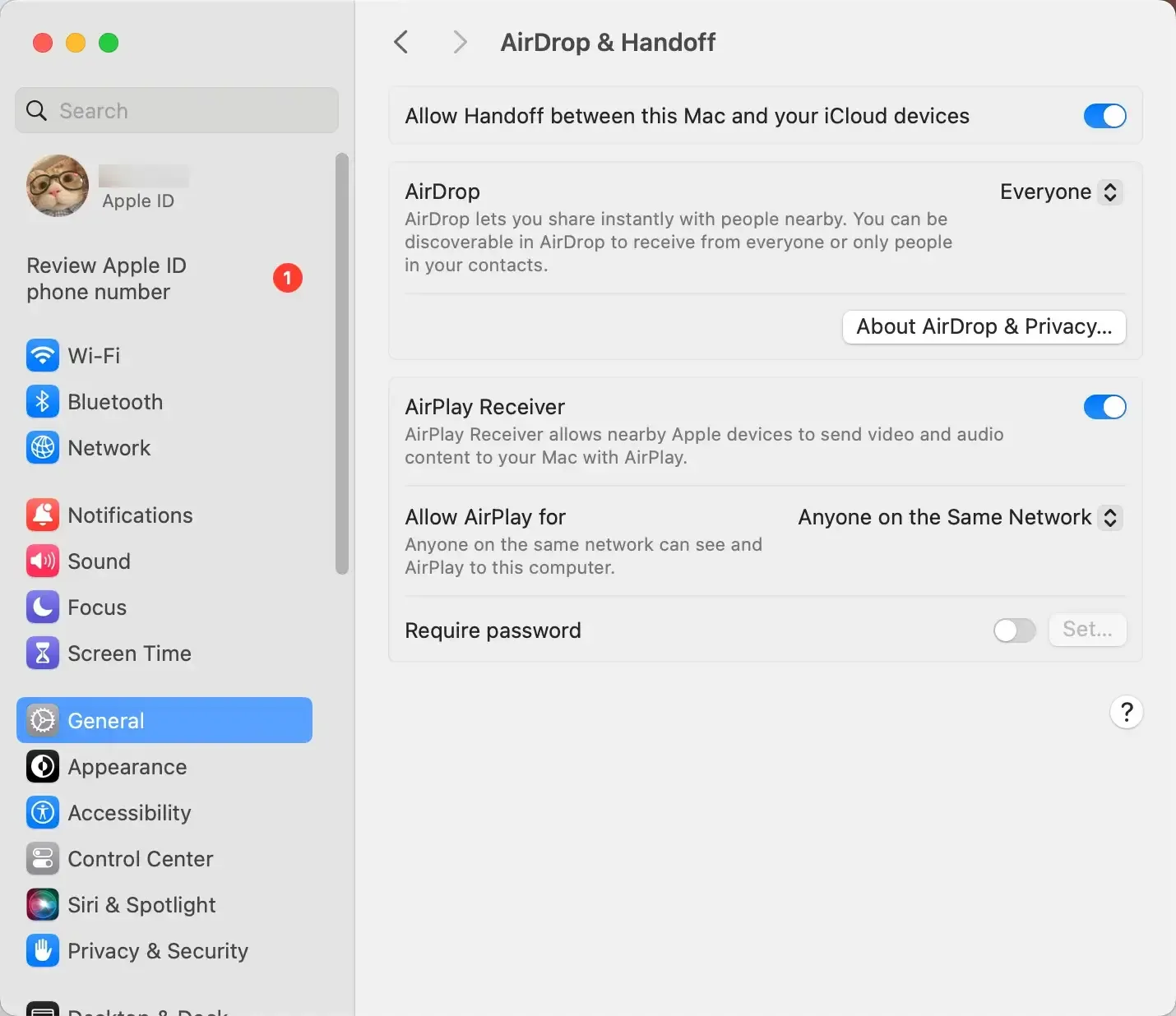 AirDrop & Handoff