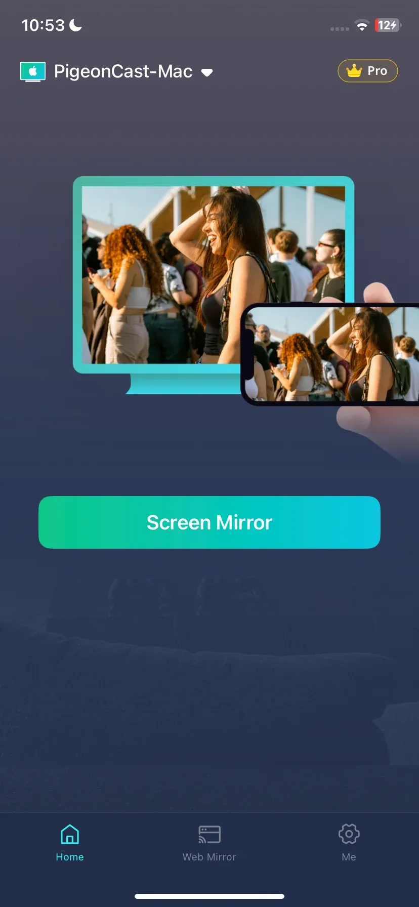 connect iPhone to Mac with PigeonCast