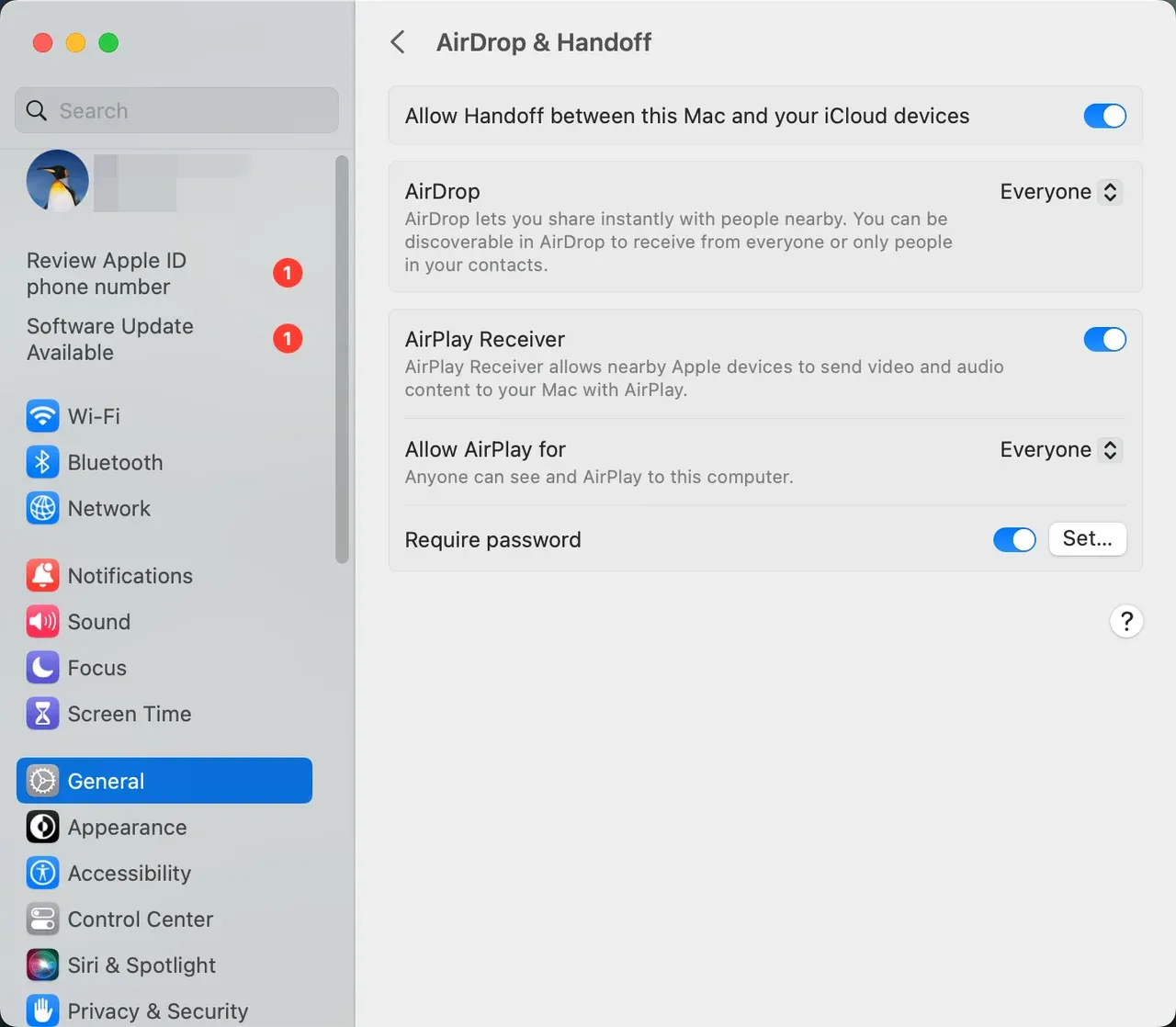 activa el Receptor AirPlay en tu Mac