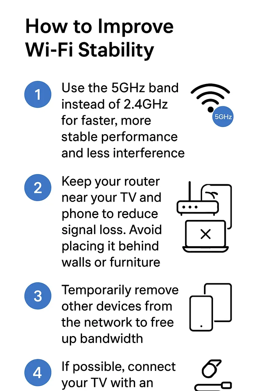 improve Wi-Fi stability