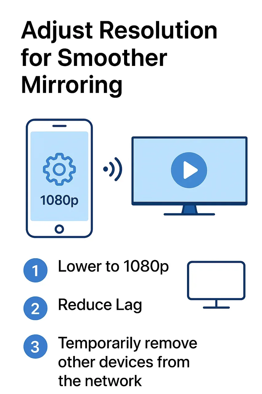 adjust resolution and frame rate
