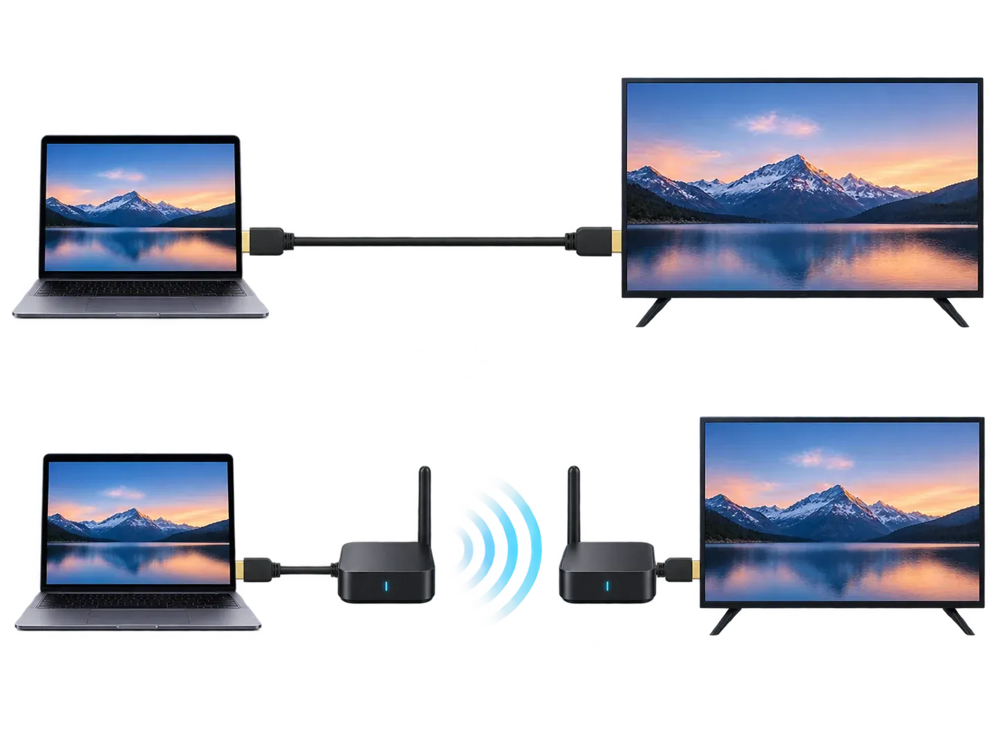HDMI connection vs Wireless HDMI connection