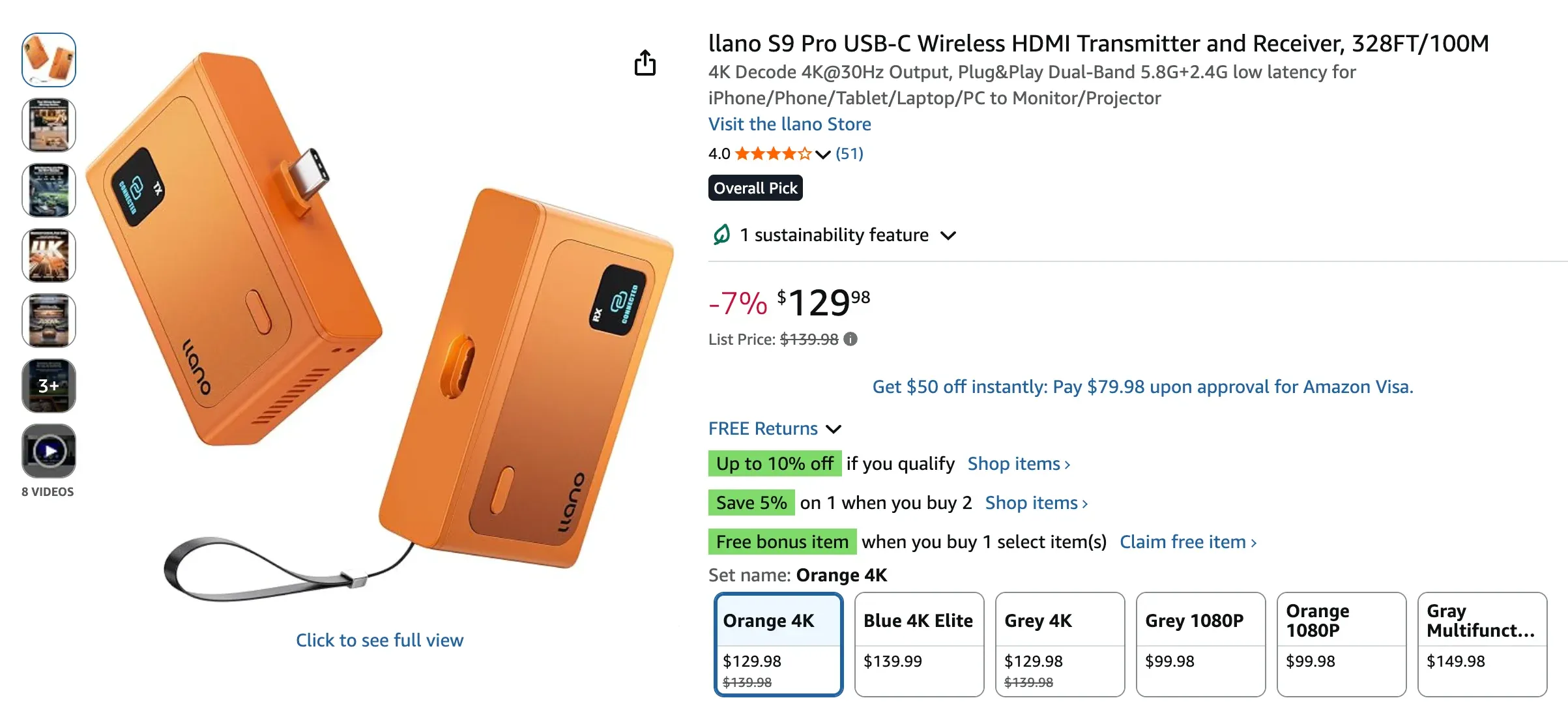 llano S9 Pro on Amazon