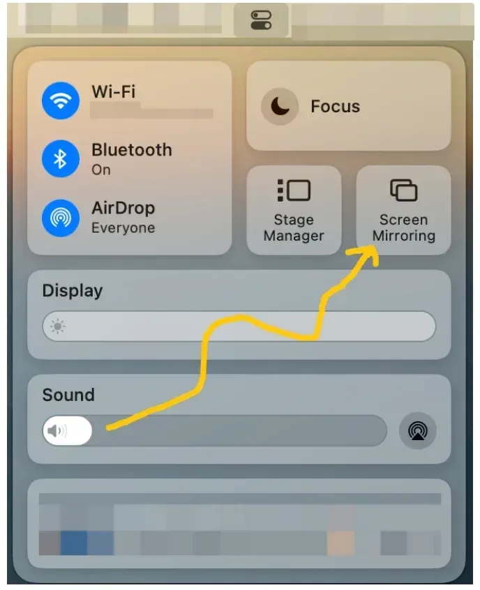 enable screen mirroring on Mac