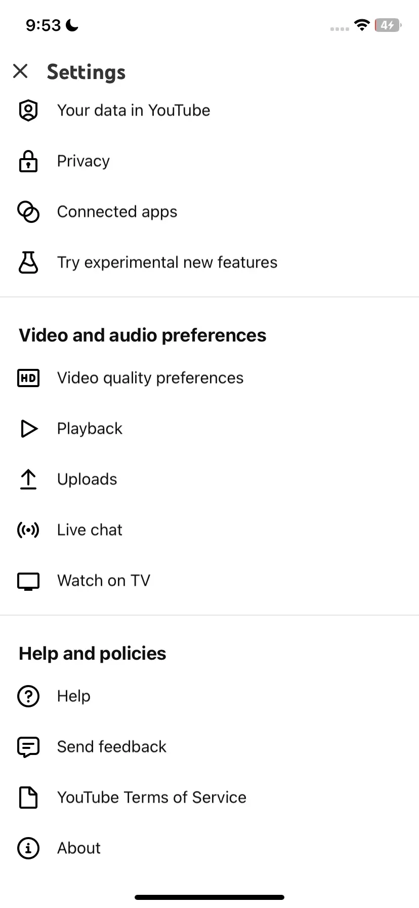find Watch on TV feature in YouTube app